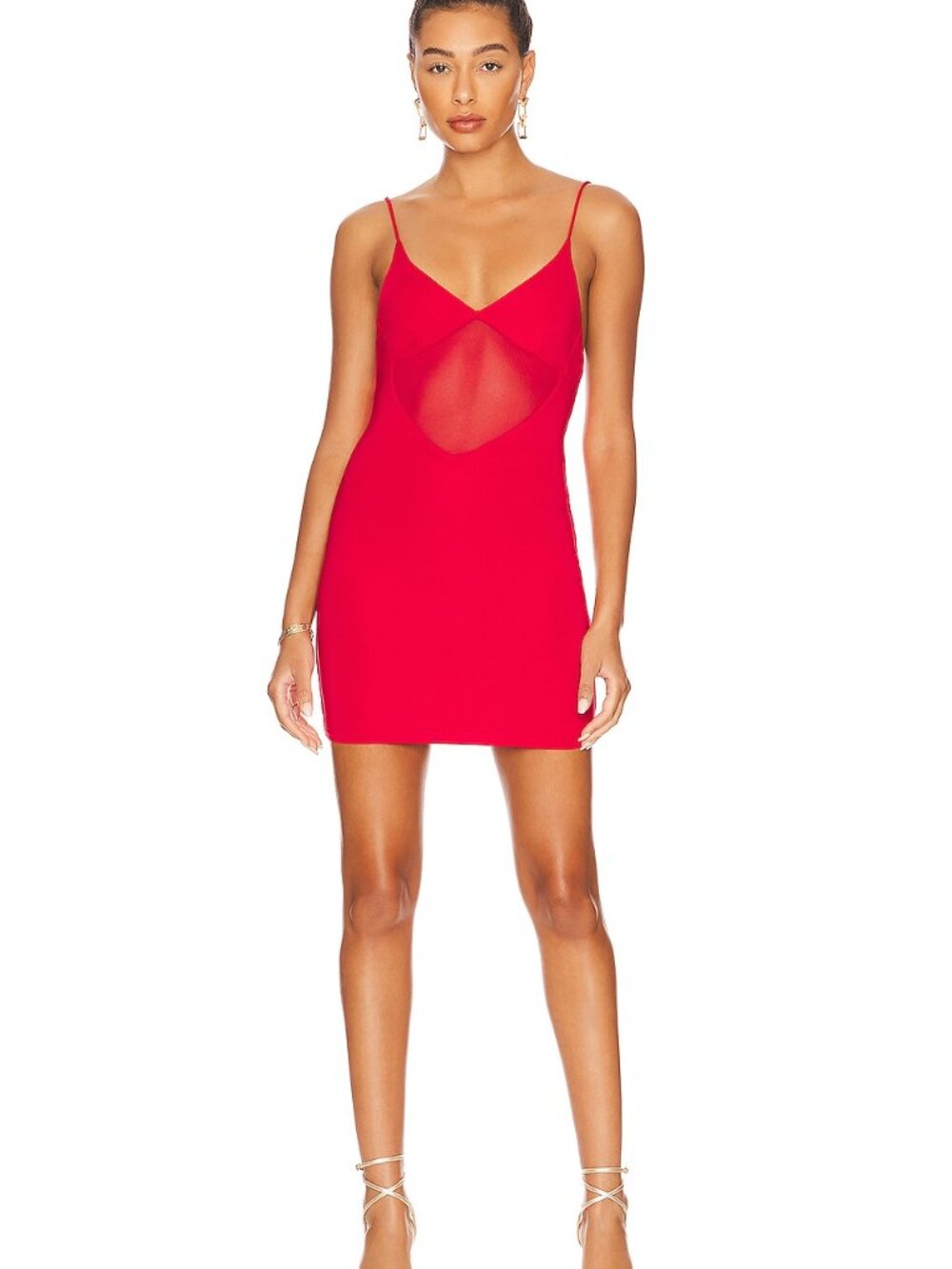 Superdown Anastasia Mesh Mini Dress